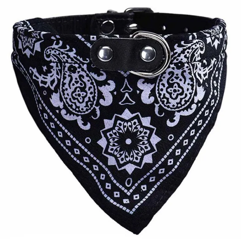 14" Bandana Collars with Cheetah Band