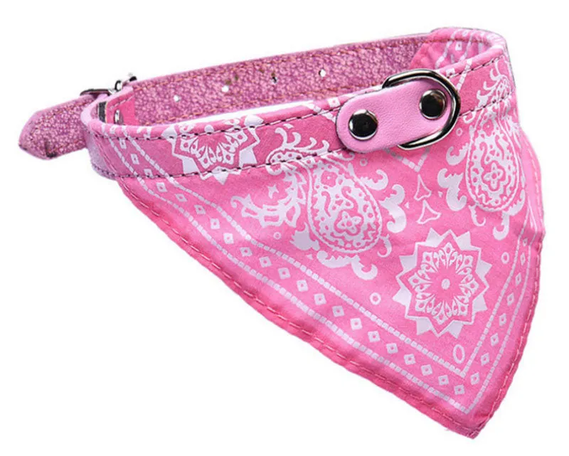14" Bandana Collars with Cheetah Band