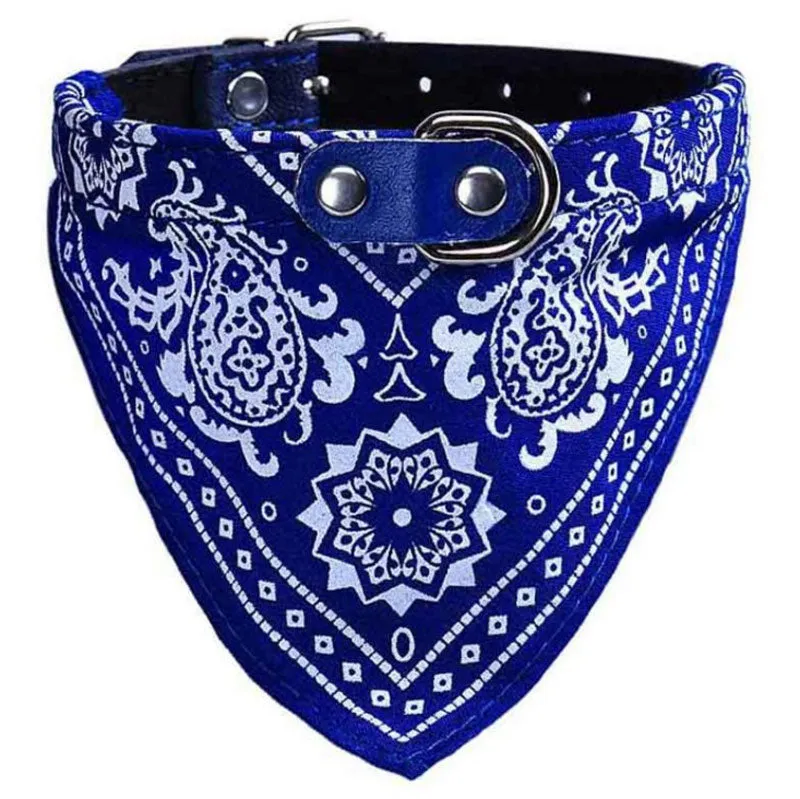 14" Bandana Collars with Cheetah Band