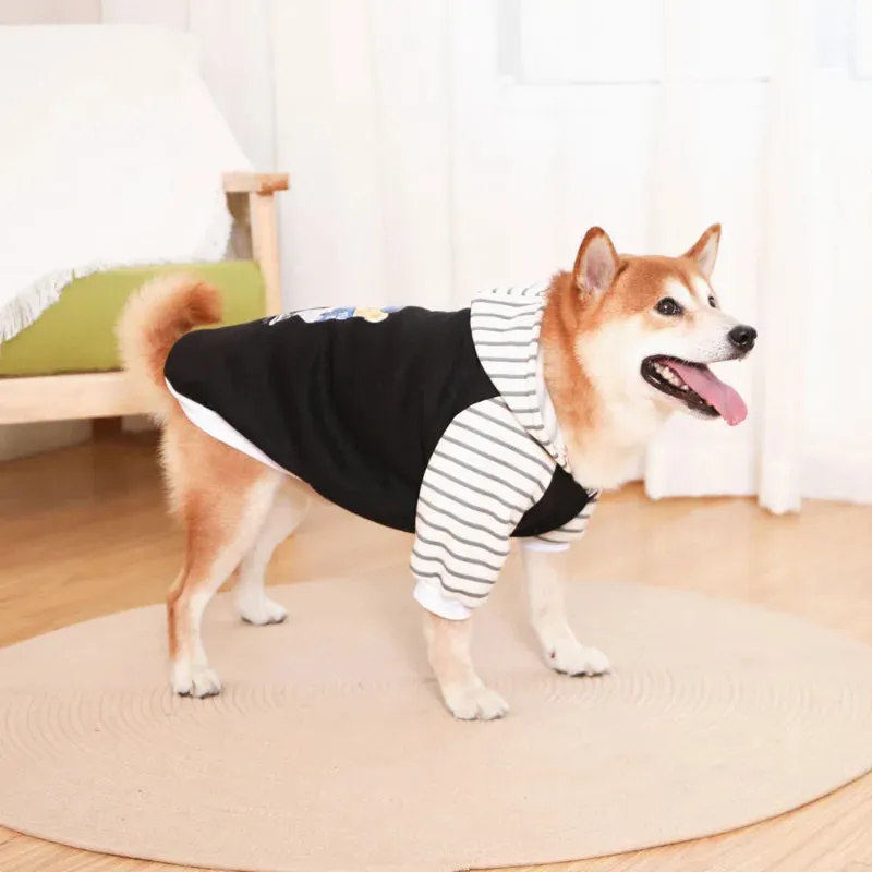 Airopaws Autumn Winter Pet Dog Clothes Fashion Warm Dog Hoodie Dog Jacket Pug French Bulldog Large and Small Dog Clothes Dog Sweatshirt