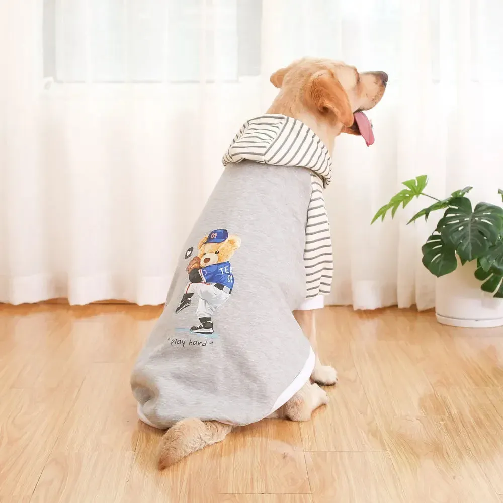 Airopaws Autumn Winter Pet Dog Clothes Fashion Warm Dog Hoodie Dog Jacket Pug French Bulldog Large and Small Dog Clothes Dog Sweatshirt