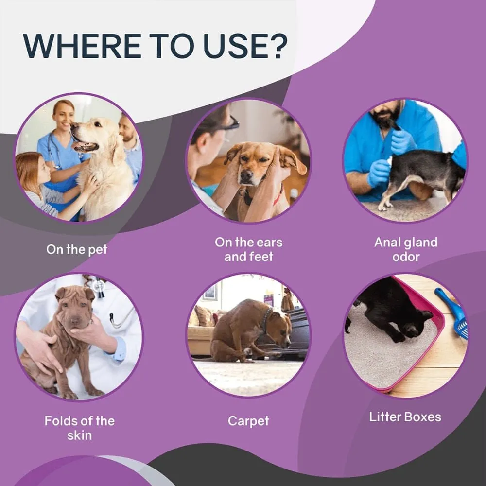 A.O.E All Purpose Deodorizing Pet Wipes, 80 ct