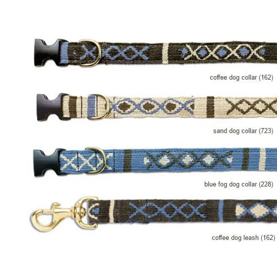 ATWCW Block Island Blue Fog - Mayan Artisan-Handmade Dog Collars