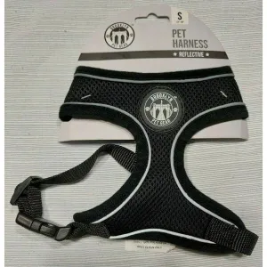 Black Reflective Dog T-strap Harness Brooklyn Pet Gear Size Medium