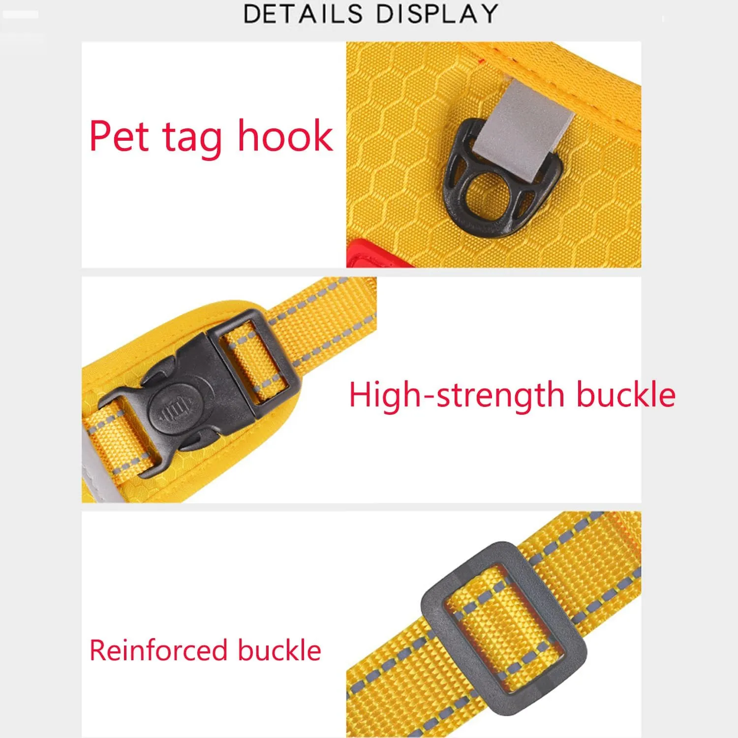 Chewie Cozy Harness, No Pull Dog Harness and Leash Set, Reflective Adjustable Comfort No Choke Pet Vest with Easy Control Handle, for Easy Walking and Training for Small Medium Large Dogs (Red, S)