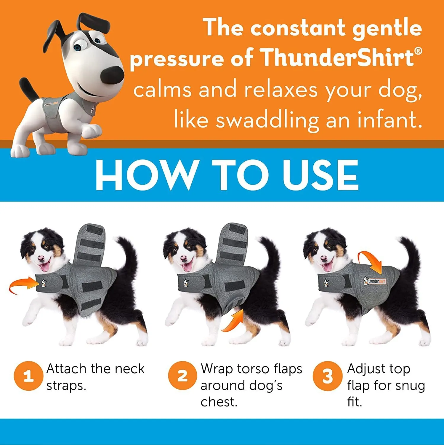 Classic Dog Anxiety Jacket Dog Anxiety Relief Calming Vest