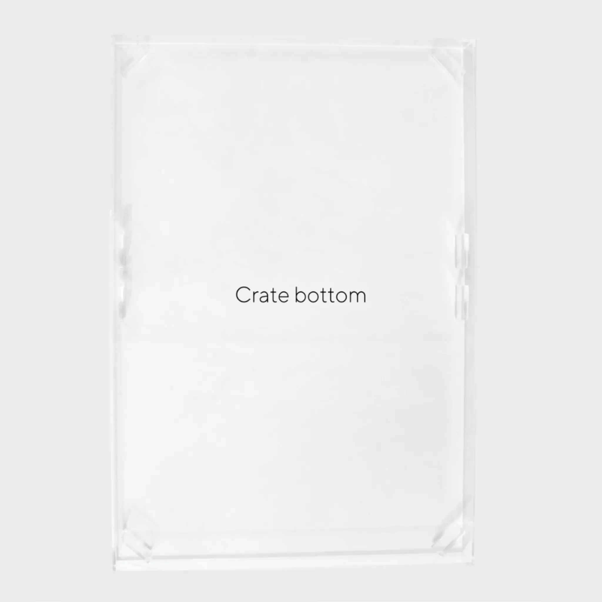 Clear Dog Crate to Gate