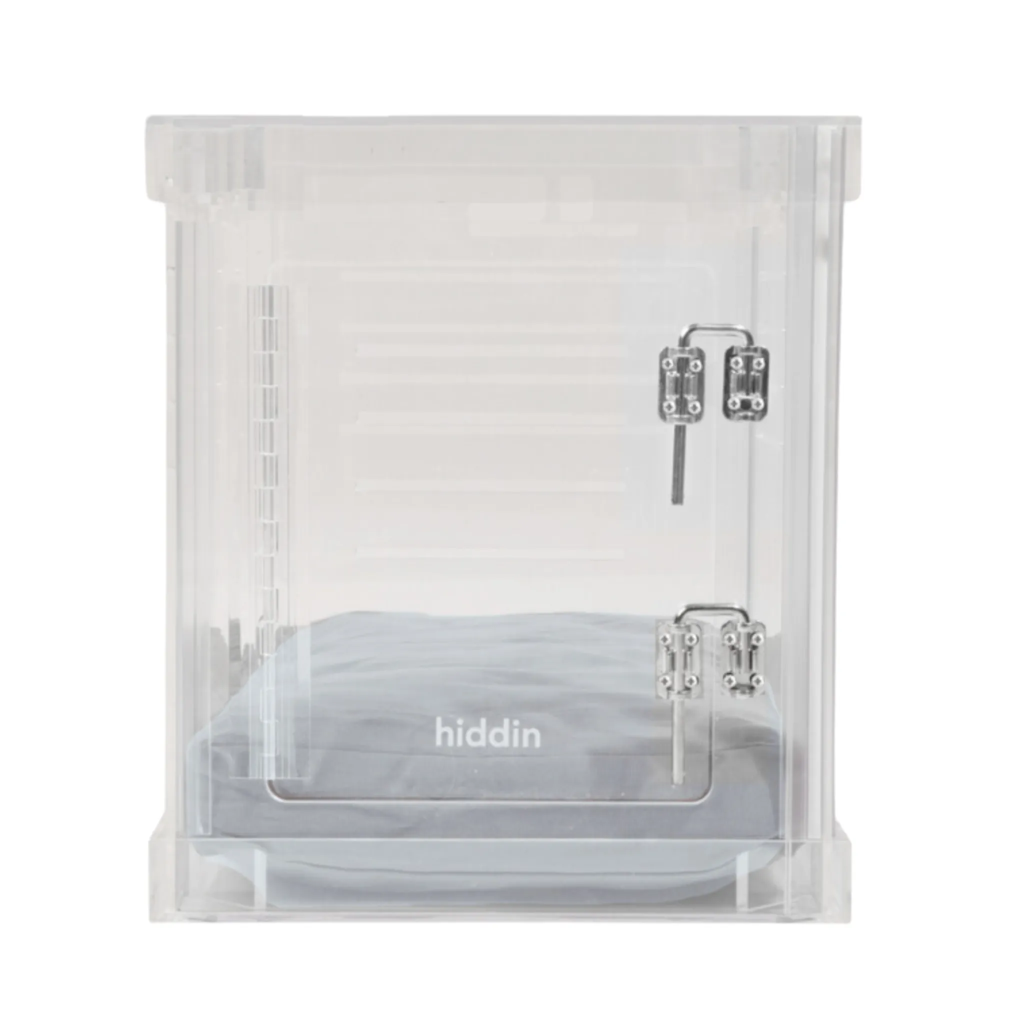 Clear Dog Crate to Gate
