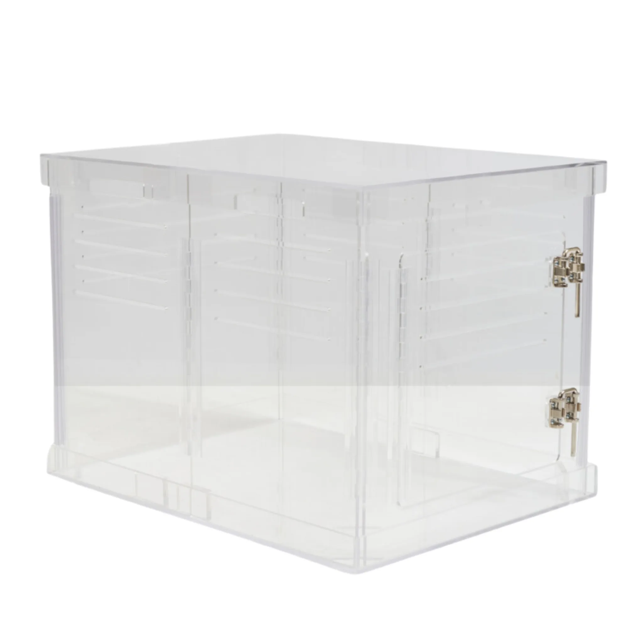 Clear Dog Crate to Gate