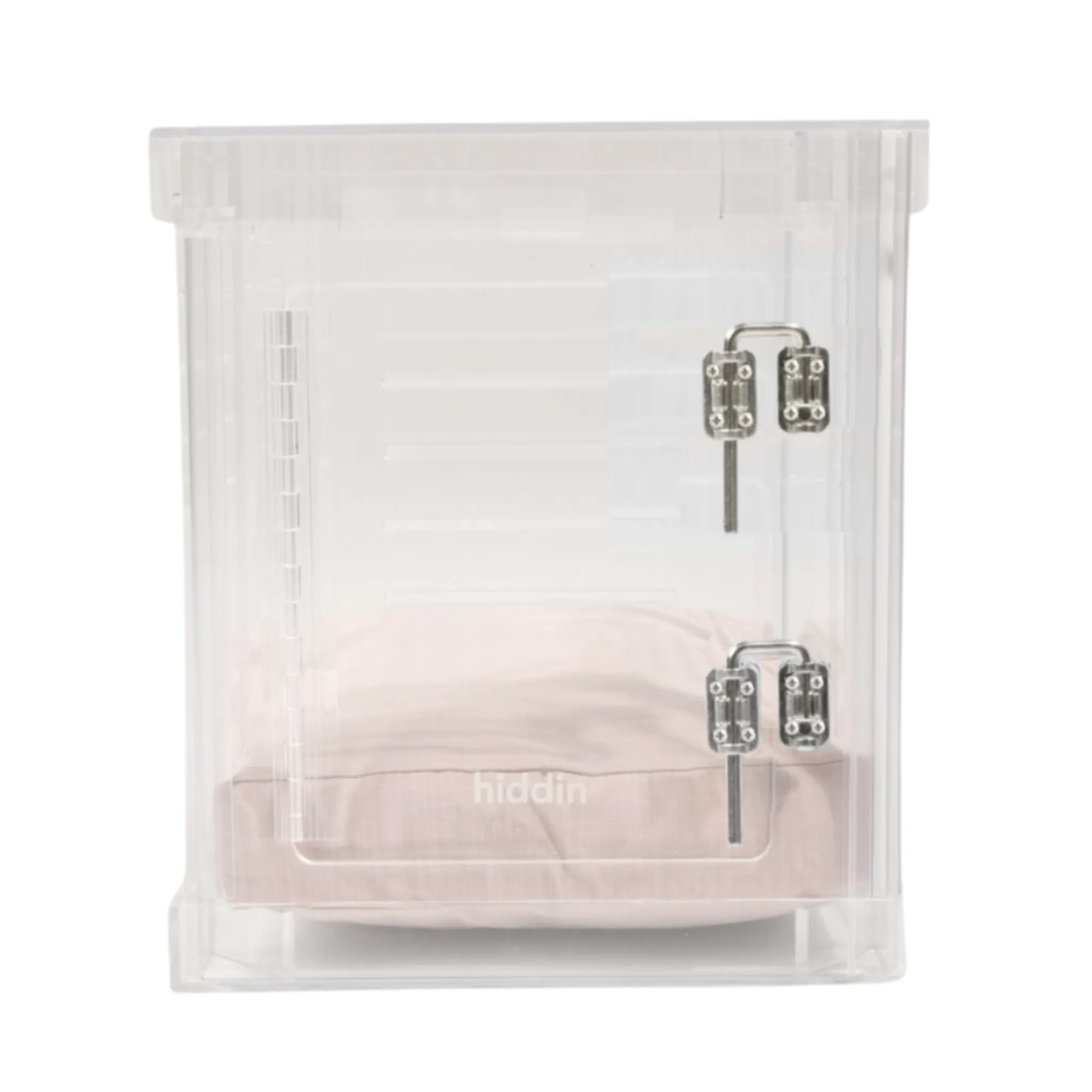 Clear Dog Crate to Gate