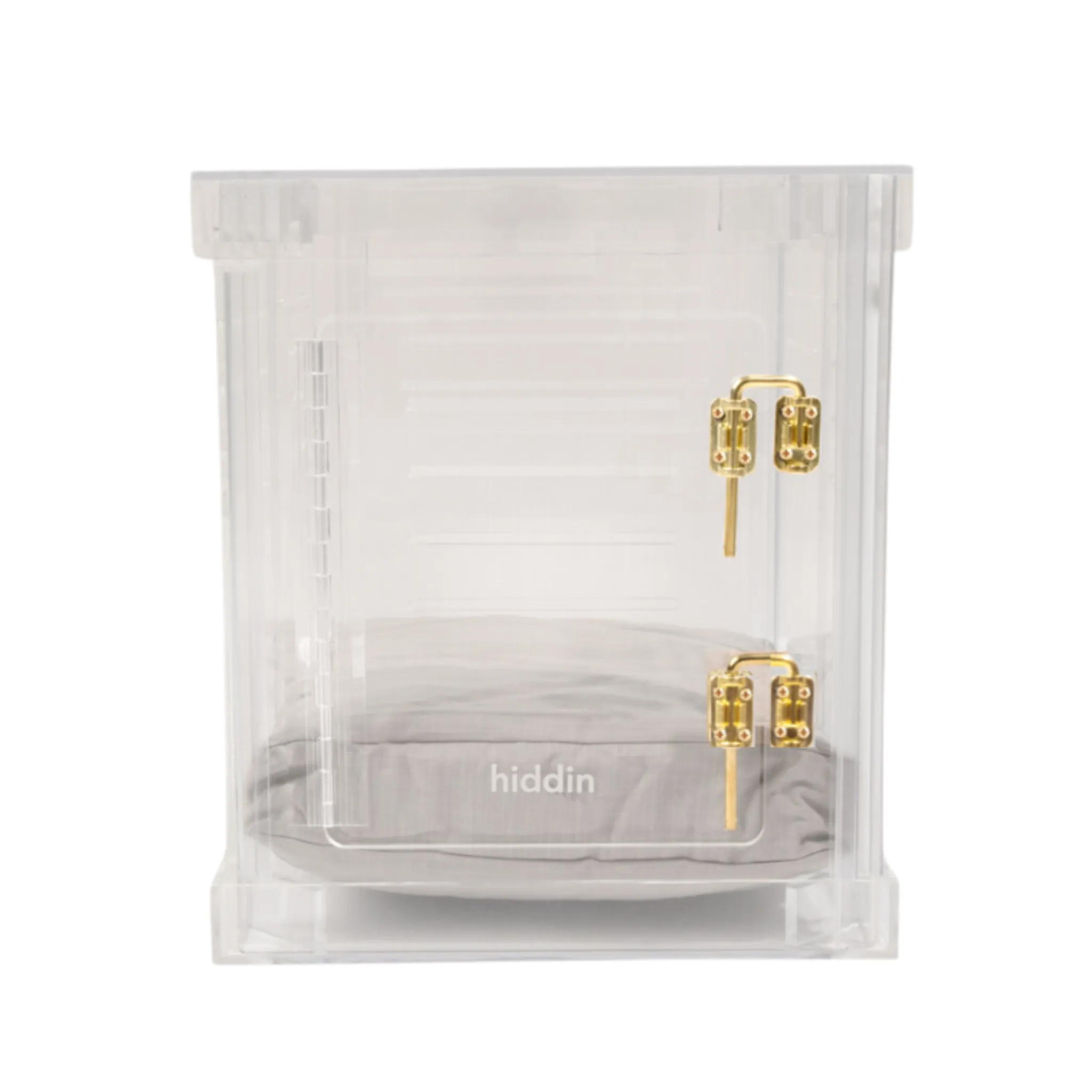 Clear Dog Crate to Gate