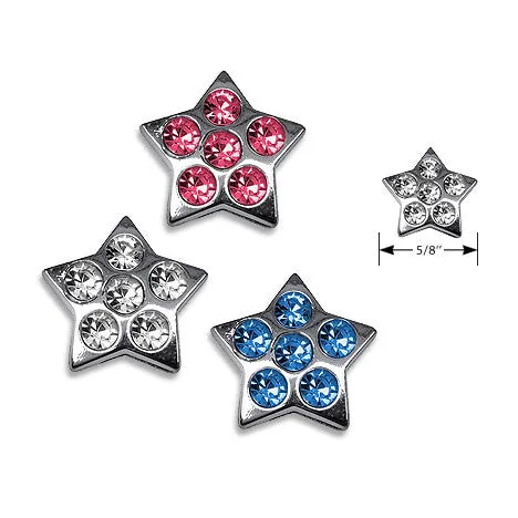Crystal Star Pet Dog Collar Slide