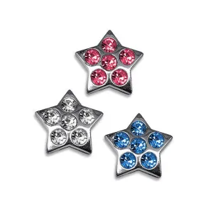 Crystal Star Pet Dog Collar Slide