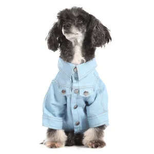 Denim Dog or Cat Long-Sleeve Jacket