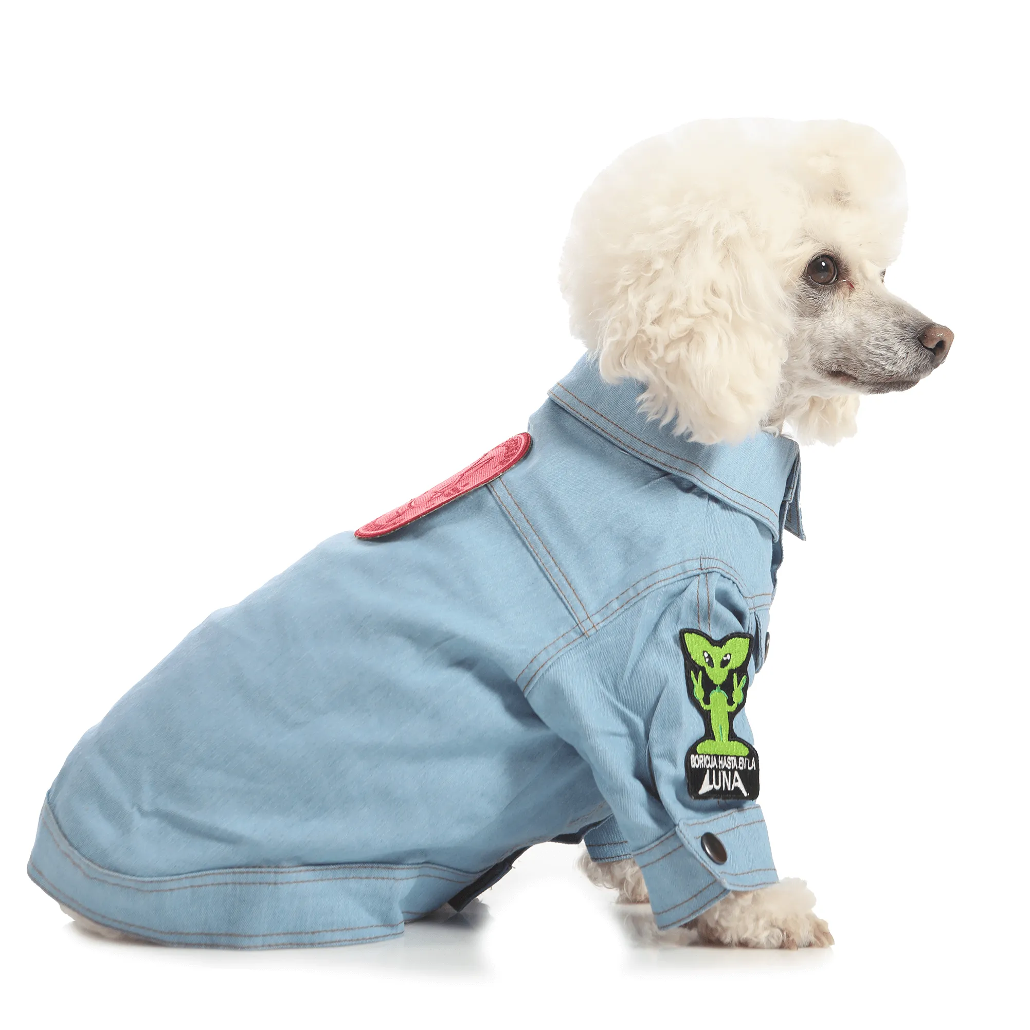 Denim Dog or Cat Long-Sleeve Jacket