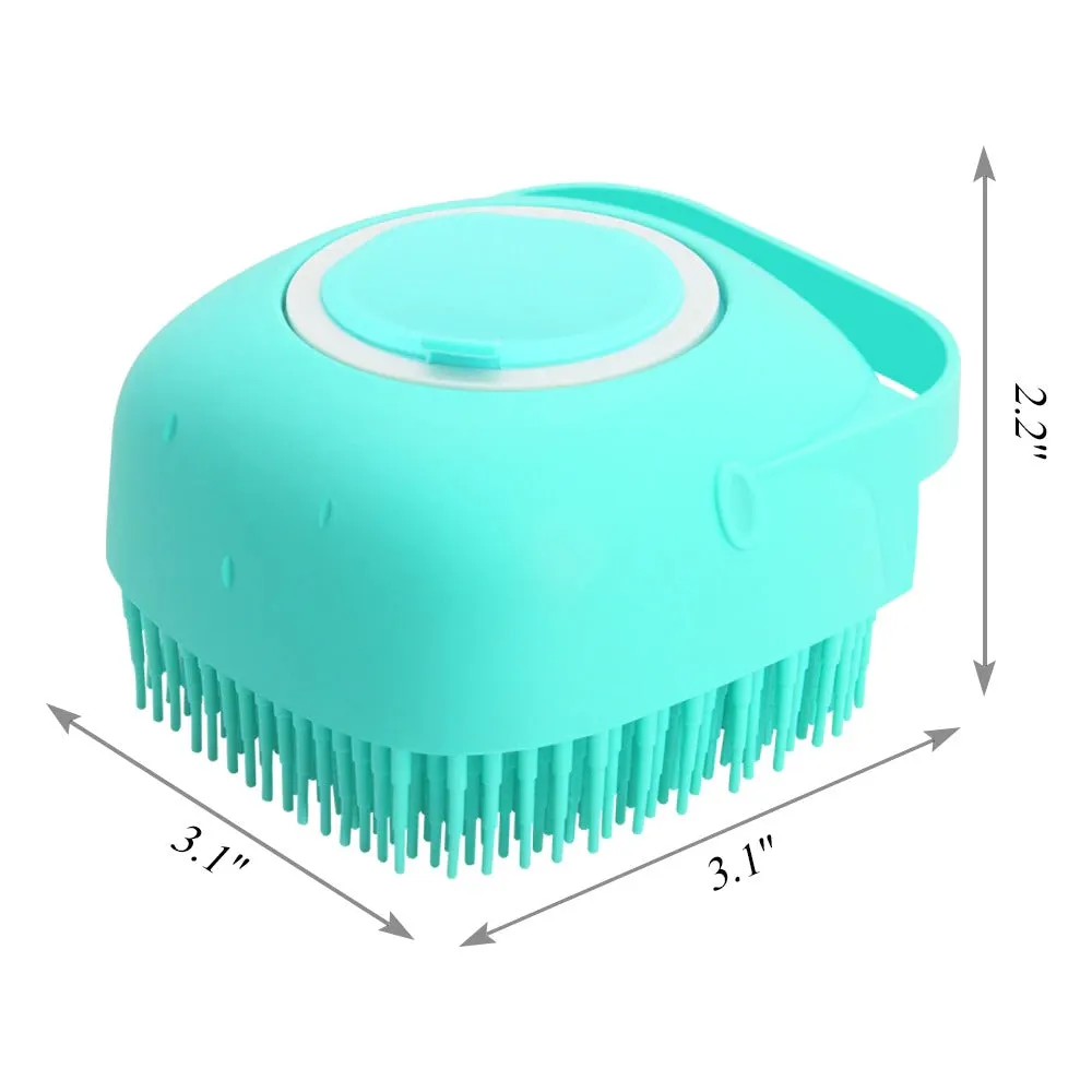 Dog Bath Brush | Soft Silicone Pet Bath Comb