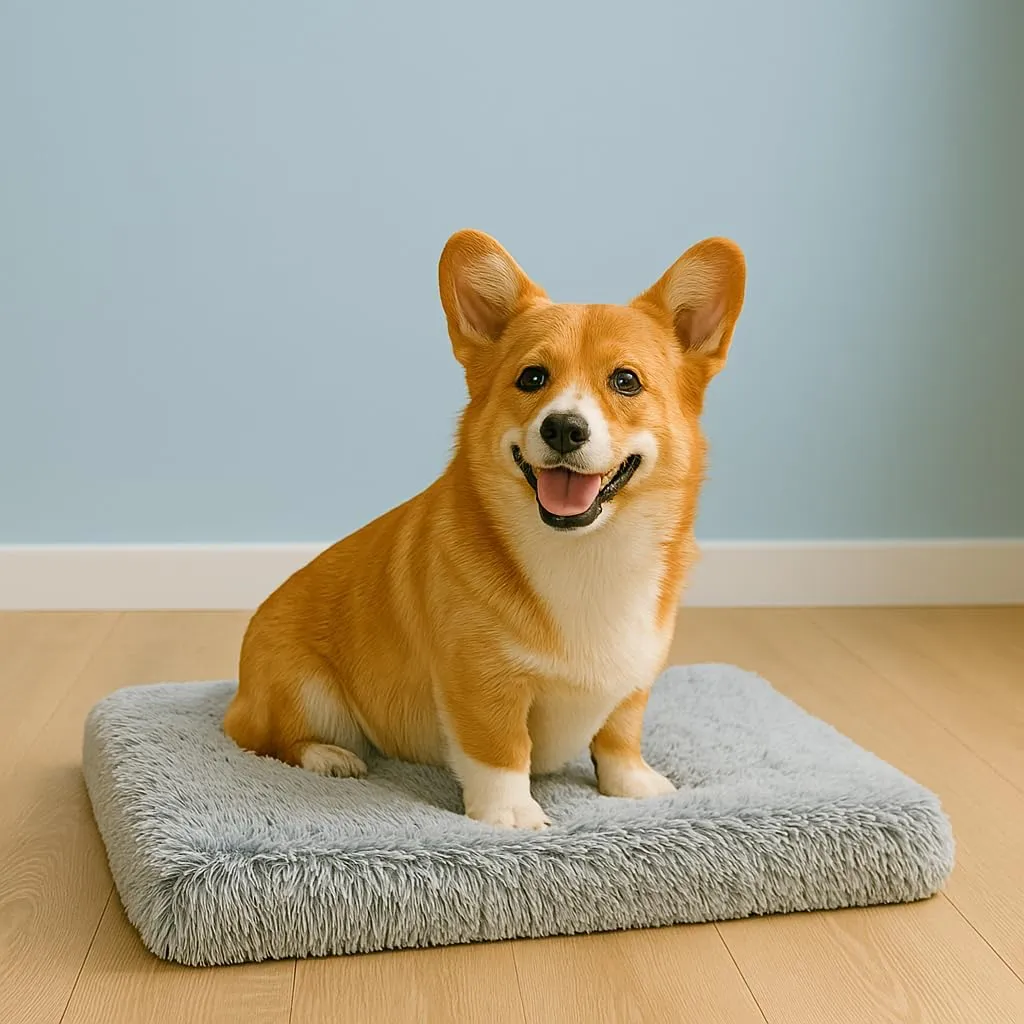 Dog Bed with Removable Cover, Orthopedic Dog Bed (Medium) - Premium Quality, Washable & Portable,Multiple Sizes, Stylish Design, Removable Cover, Size(19.68 x 15.74 X 2) inch
