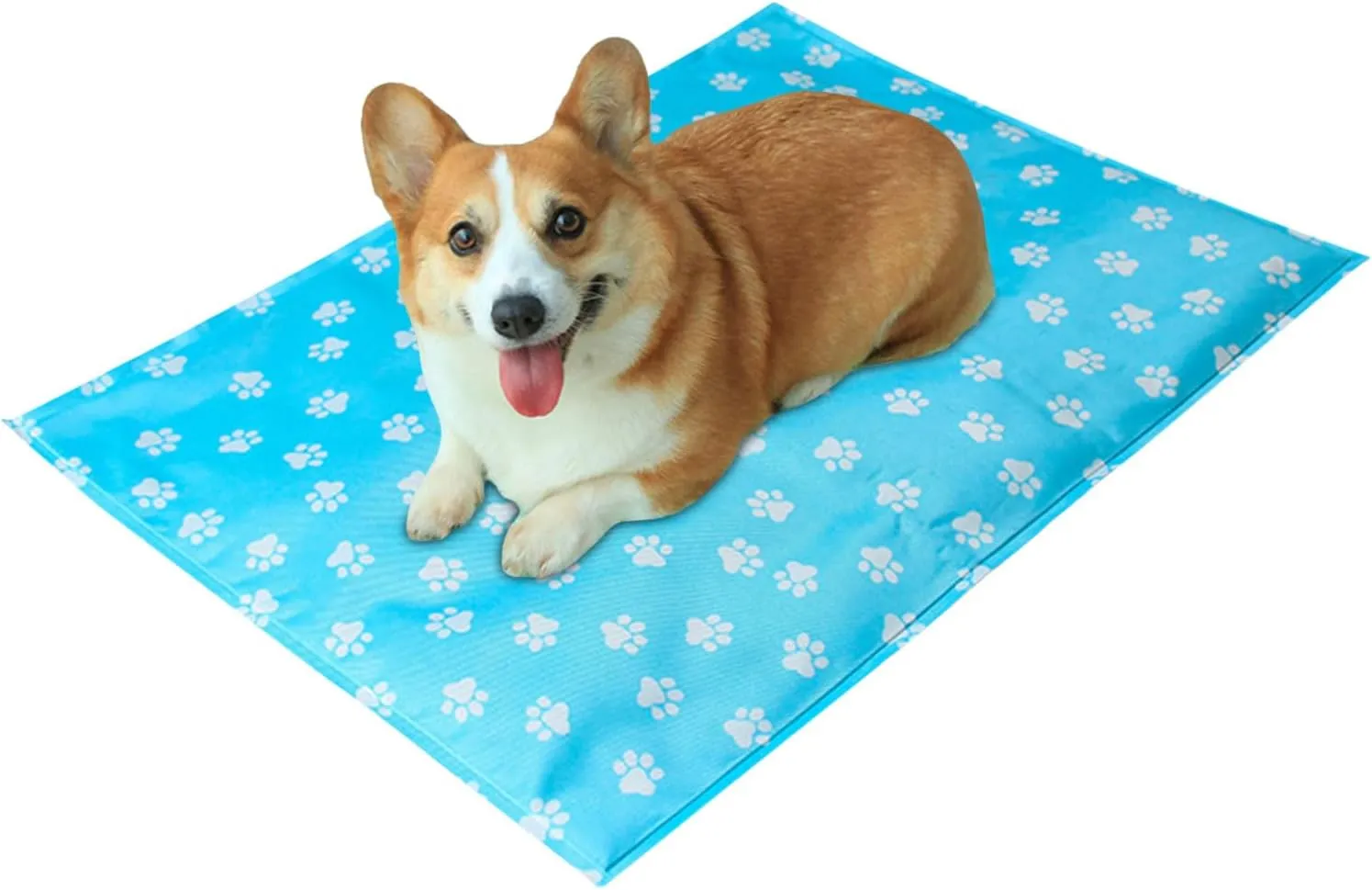 Dog Cooling Mat Dog Cooling Mat, Medium Pressure Activated Pet Cooling Mat for Dogs and Cats, Sized for Medium Sized Pets (15-40 Lb), Non-Toxic Gel, No Water Needed for This Dog Cooling Pad (S, A)