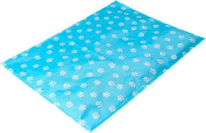 Dog Cooling Mat Dog Cooling Mat, Medium Pressure Activated Pet Cooling Mat for Dogs and Cats, Sized for Medium Sized Pets (15-40 Lb), Non-Toxic Gel, No Water Needed for This Dog Cooling Pad (S, A)