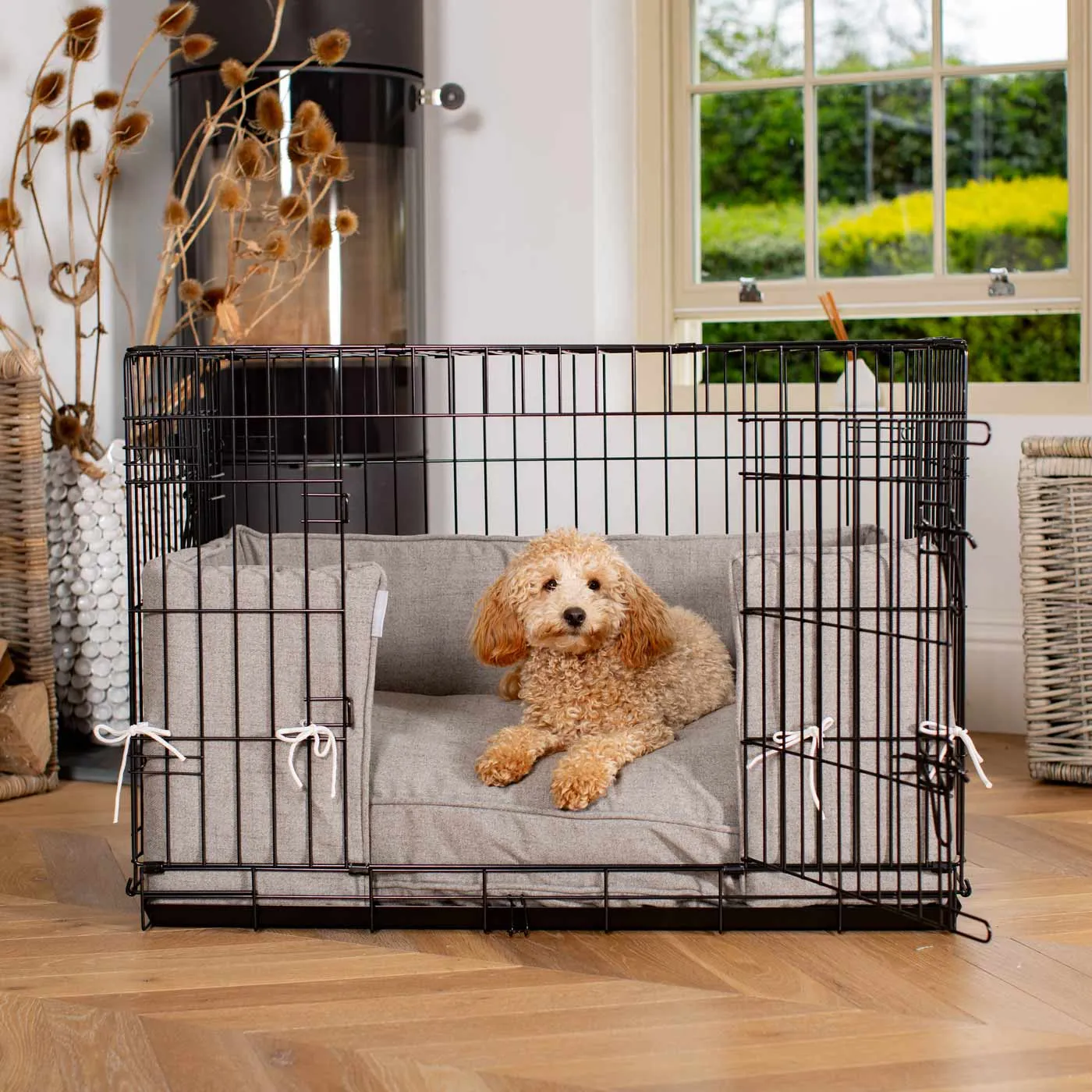 Dog Crate Bumper in Inchmurrin Ground by Lords & Labradors