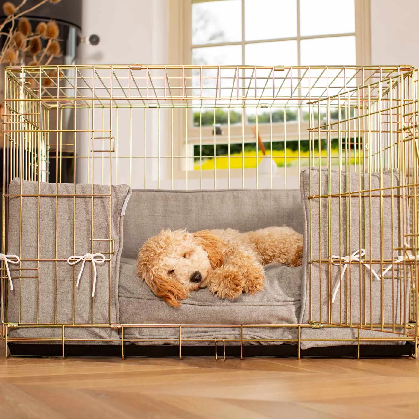 Dog Crate Bumper in Inchmurrin Ground by Lords & Labradors