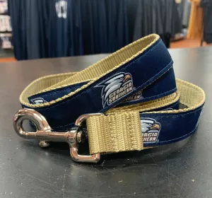 Dog Leash - 4' Ribbon and Nylon - NAVY BLUE