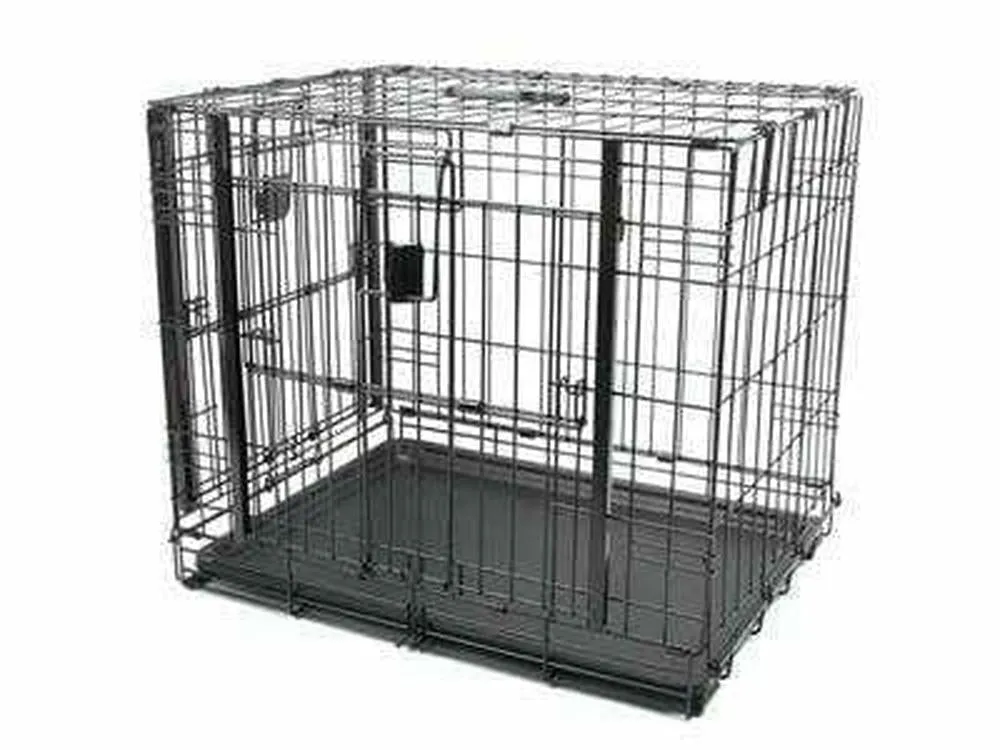 EXPLORER WIRE CRATE - XS 2 SLIDING DOORS & PLASTIC DRAWER