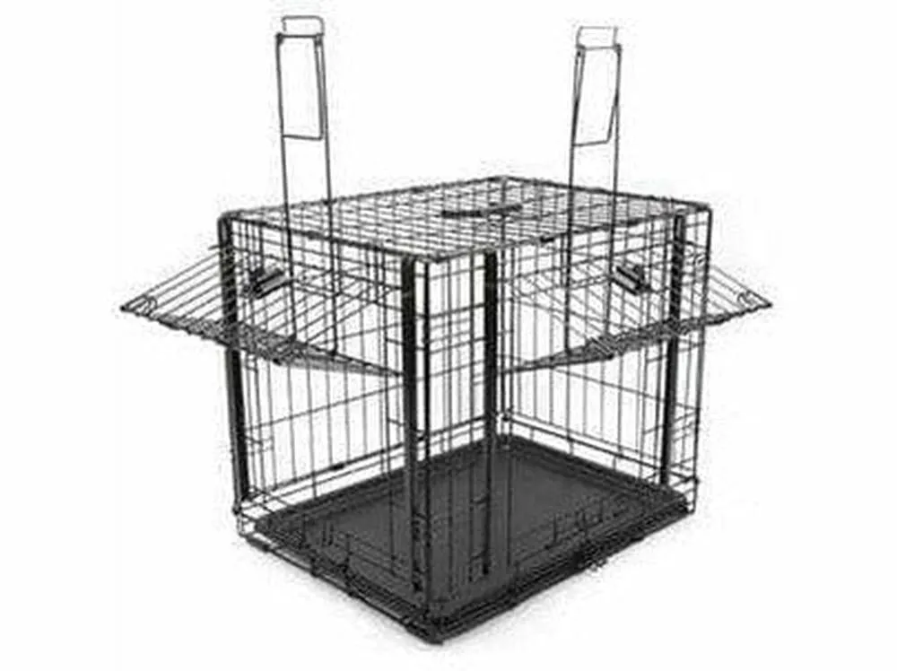 EXPLORER WIRE CRATE - XS 2 SLIDING DOORS & PLASTIC DRAWER