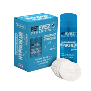 Eye & Ear Wipes With Hypochlor by Pet Eyez