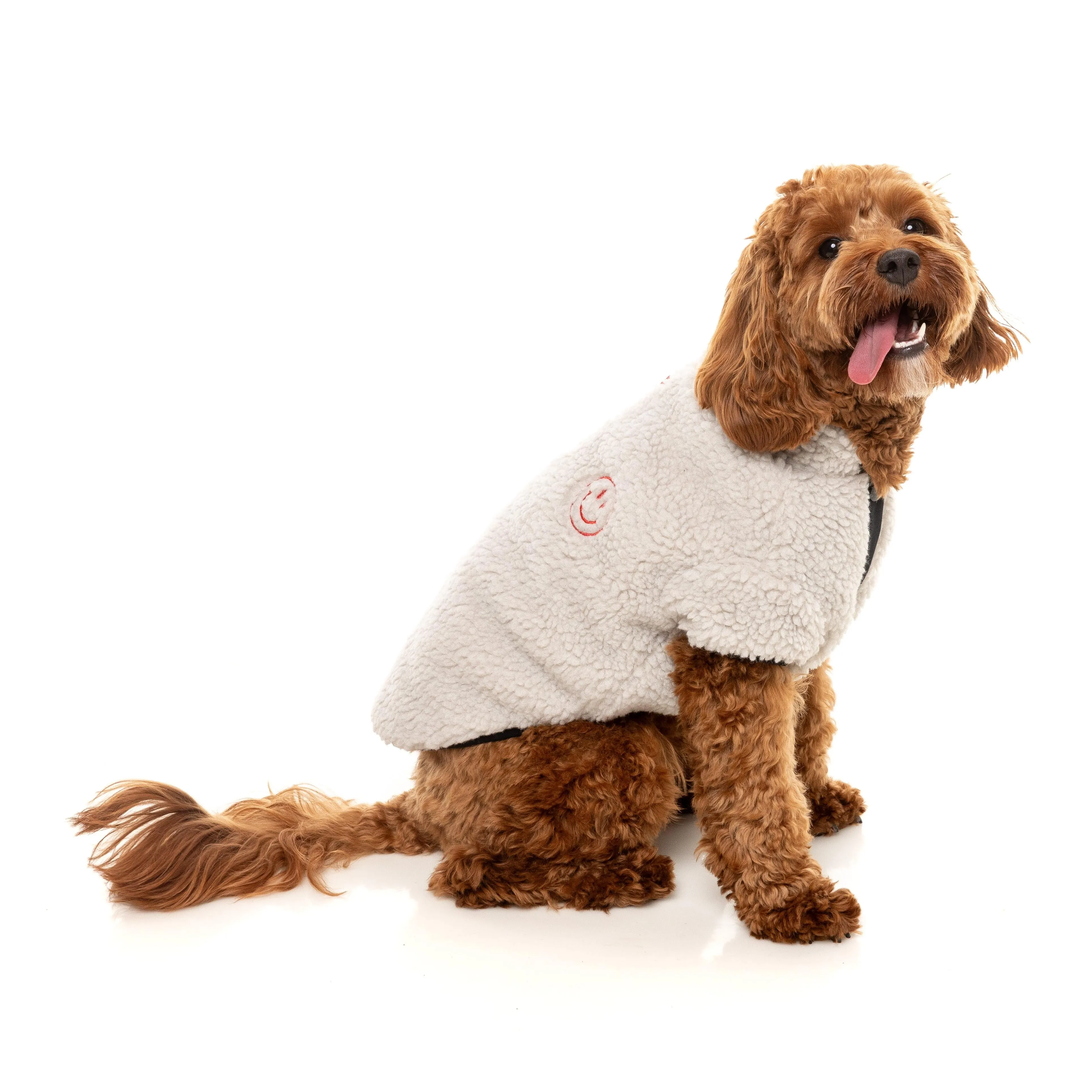 FuzzYard Dog Apparel Jacket Basecamp Stone Size 3