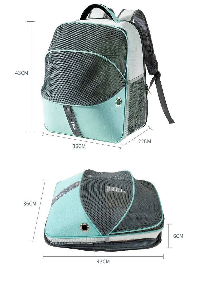 Hiking Ventilated Pet Backpack Carrier for Cats
