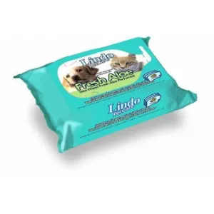 LindoCat Pet Wipes Aloe Perfumed