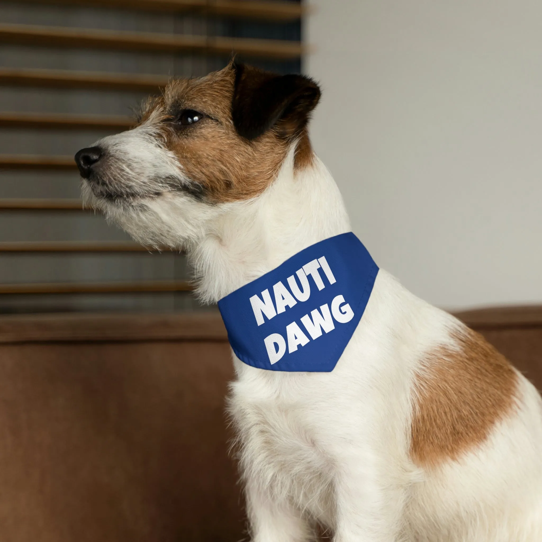 Nauti Dawg Pet Bandana Collar, Boat Dog Bandana, Nautical Dog Bandana