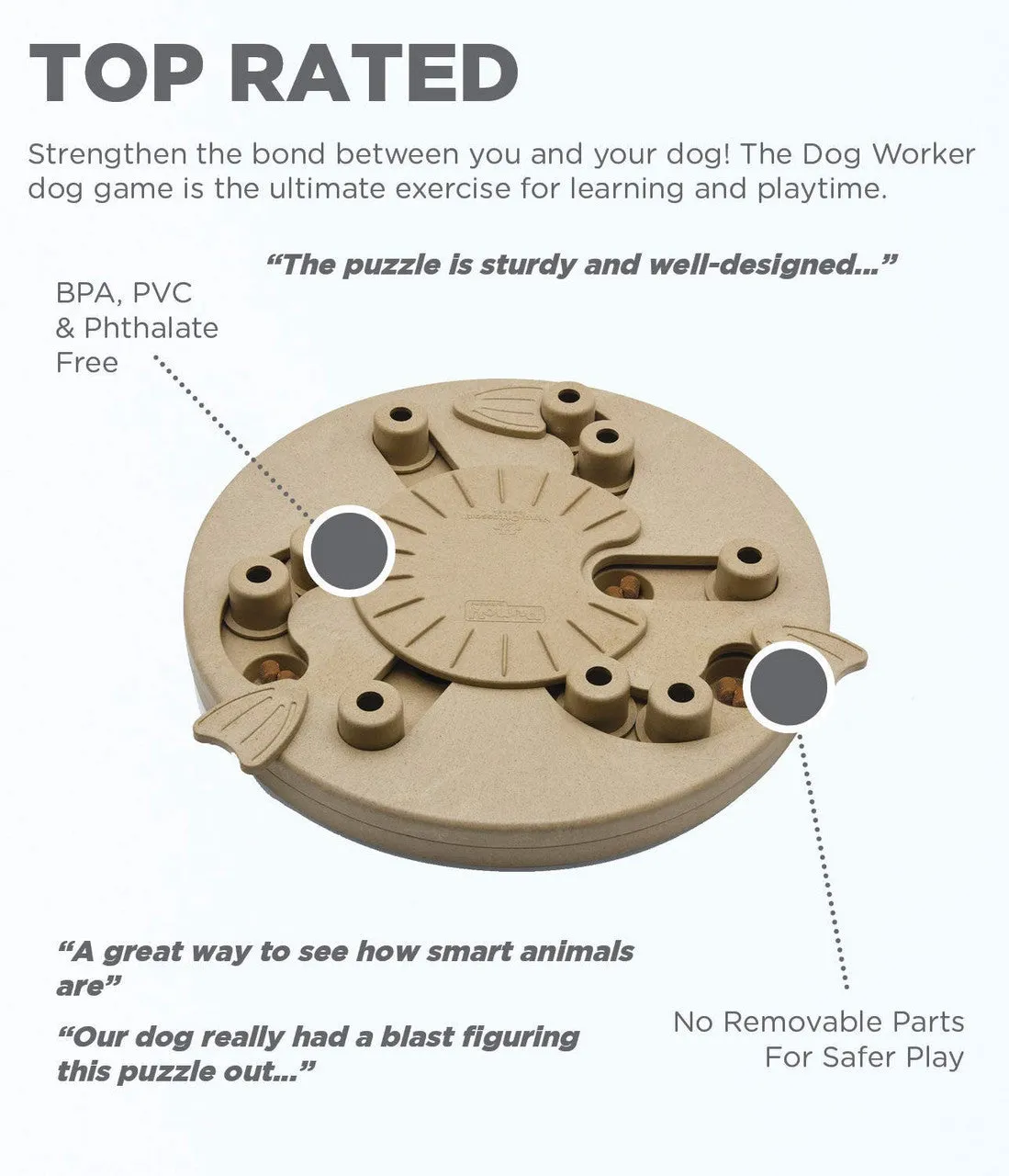 Outward Hound® Nina Ottosson® Dog Worker Composite Dog Puzzle