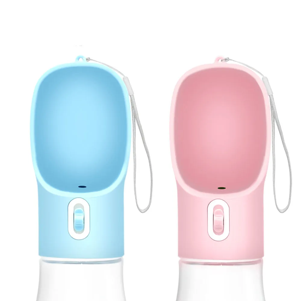PAWS ASIA Wholesale Plastic Portable Travel Multi Use Dog Drink Bottle With Dog Food