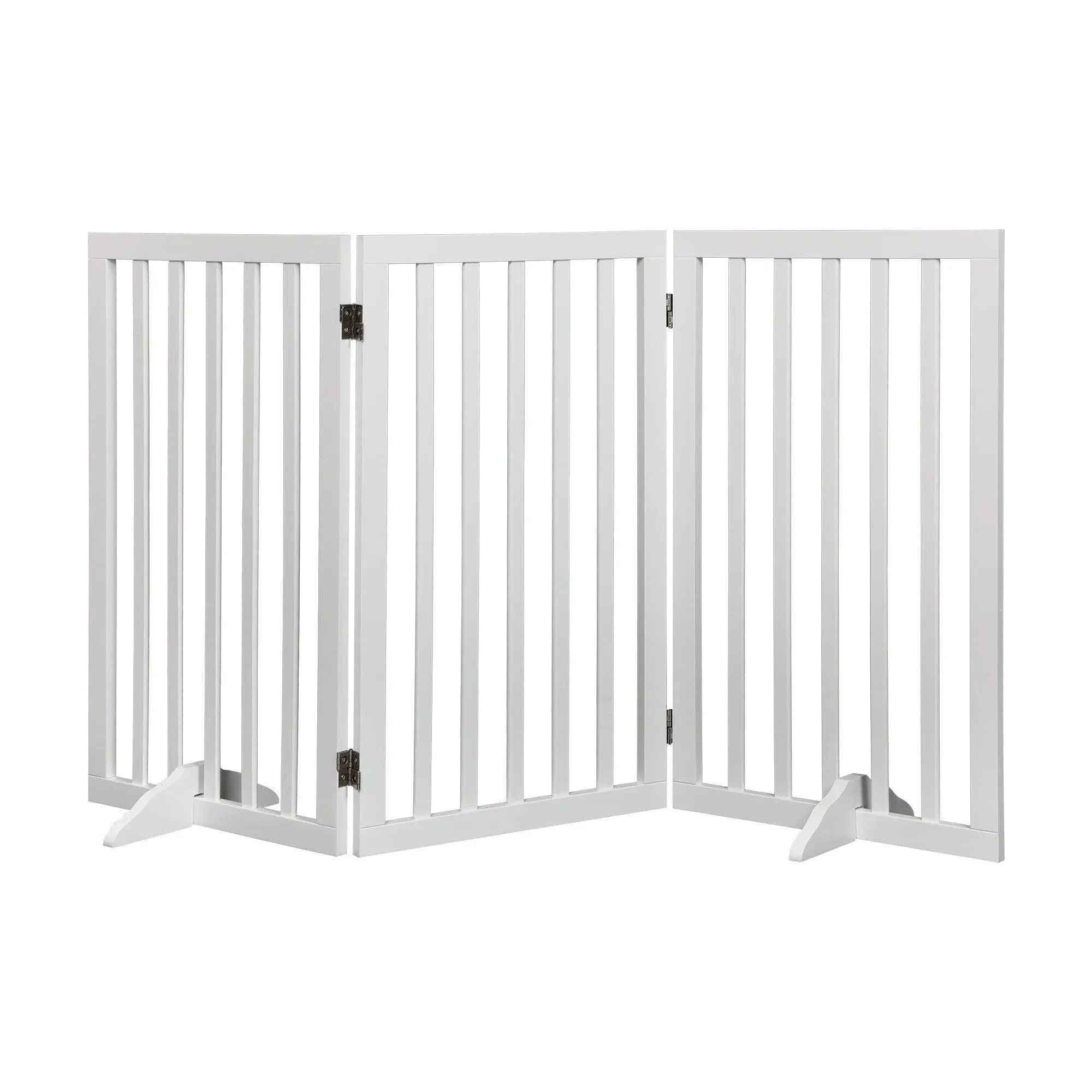 PaWz Wooden Pet Gate - White