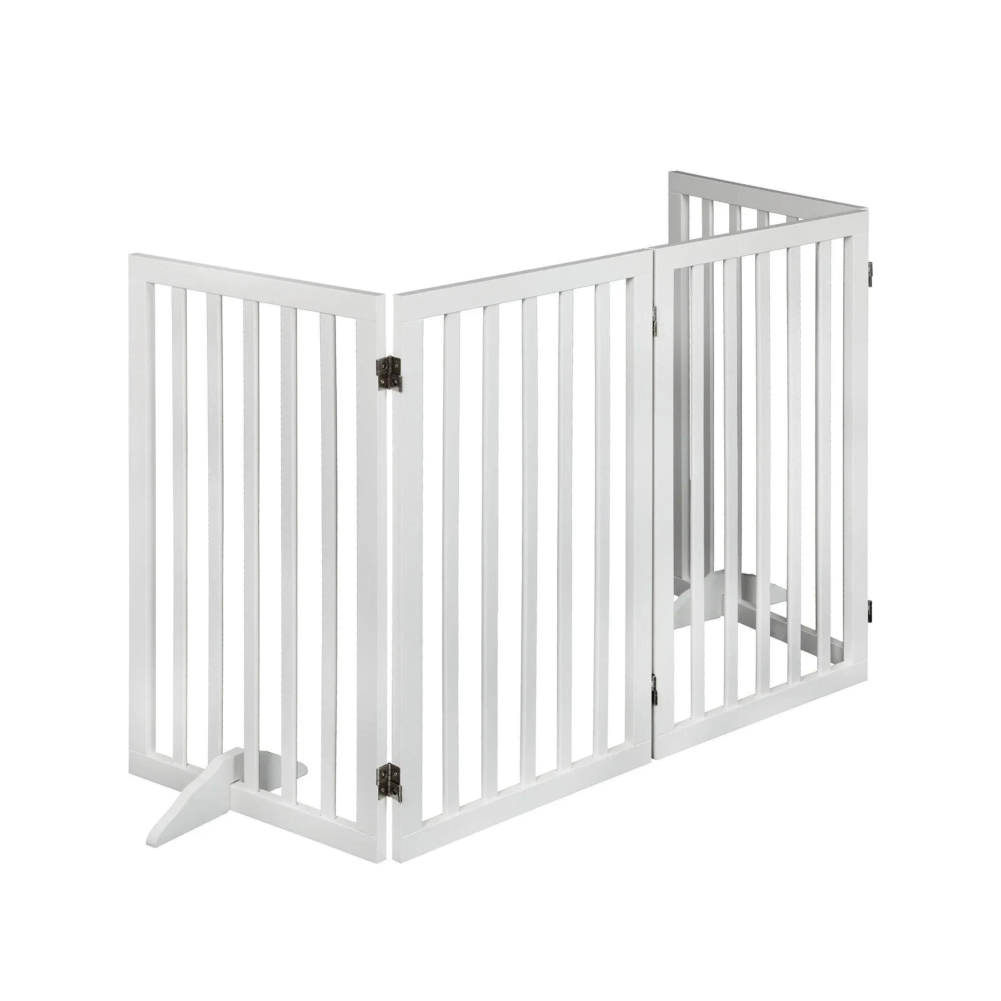 PaWz Wooden Pet Gate - White