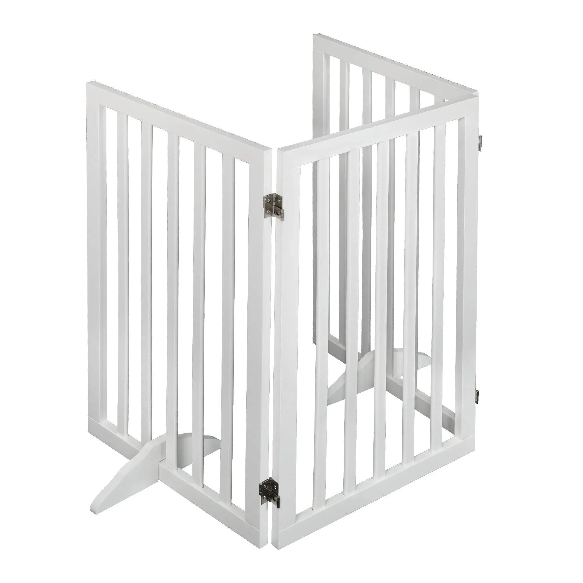 PaWz Wooden Pet Gate - White
