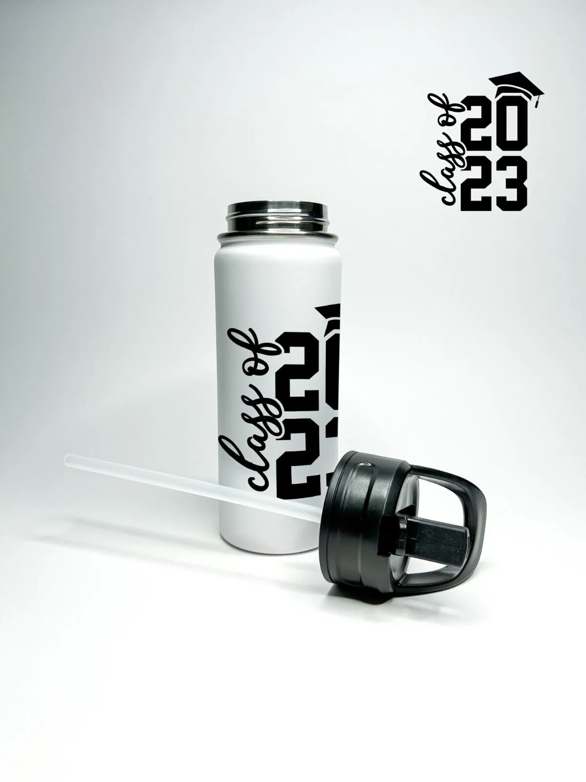Personalized Insulated Stainless Steel Graduation 2023 GRAD 18/32oz Hydro Bottle