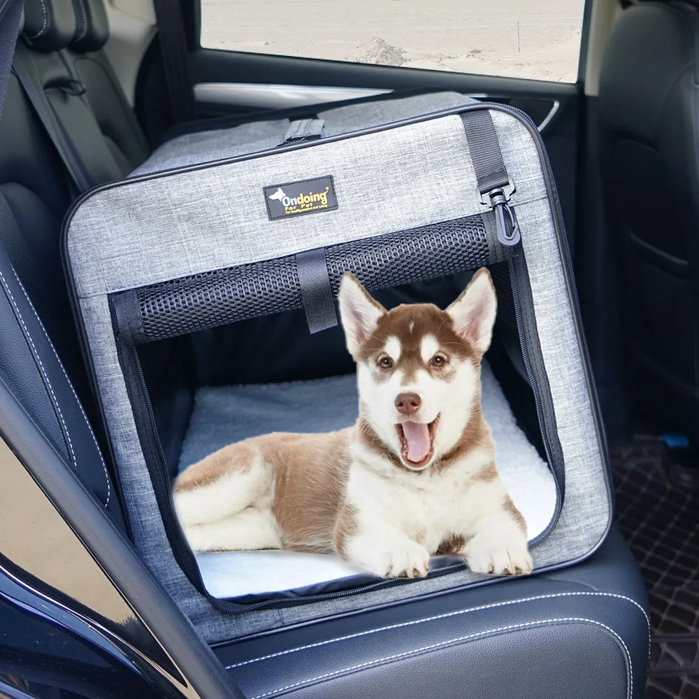 Pet Carrier Bag Soft Dog Crate Cage Kennel Tent House Foldable Portable Car Bed