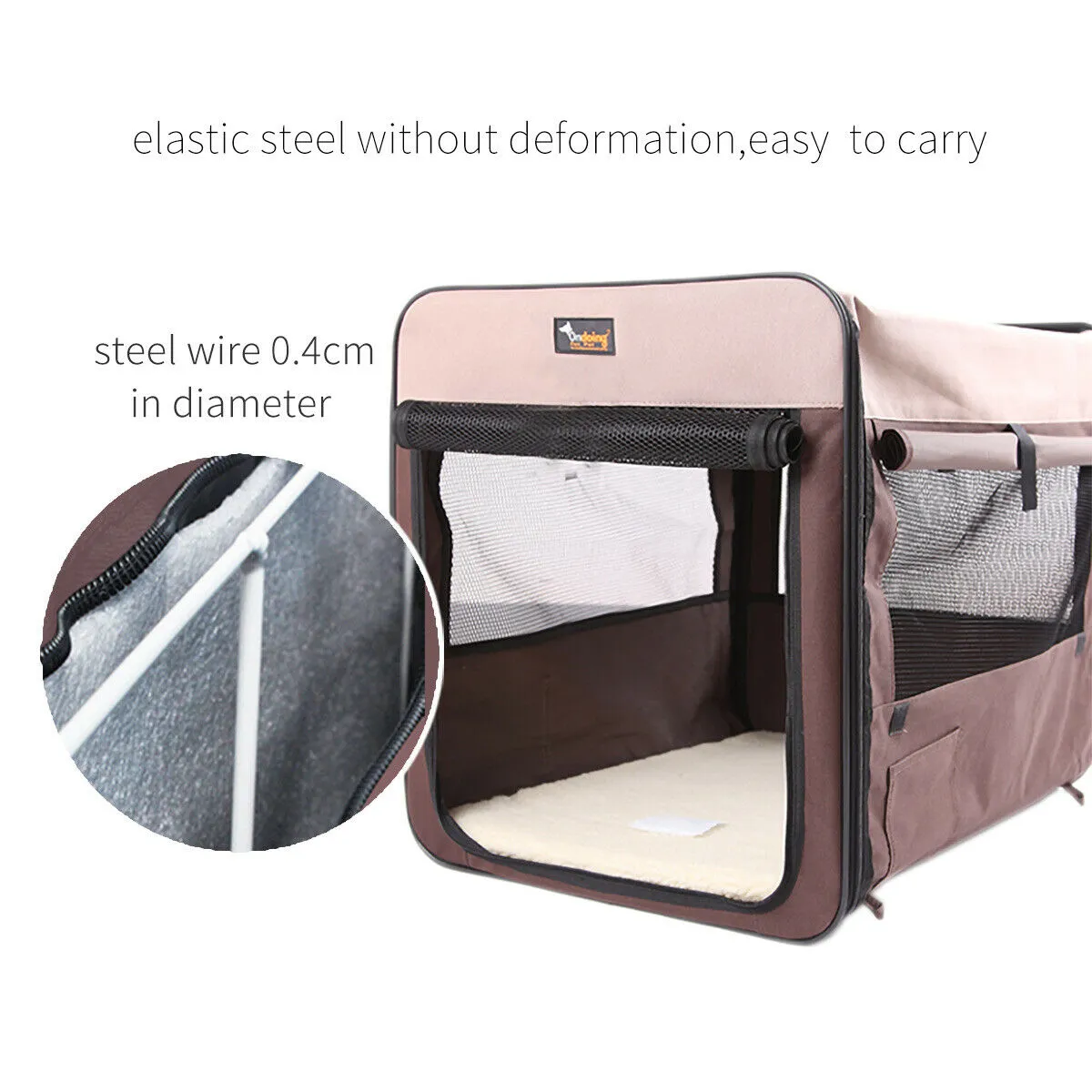 Pet Carrier Bag Soft Dog Crate Cage Kennel Tent House Foldable Portable Car Bed