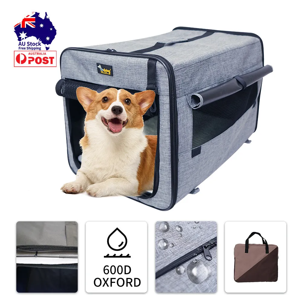 Pet Carrier Bag Soft Dog Crate Cage Kennel Tent House Foldable Portable Car Bed