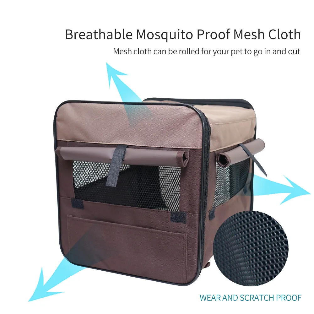 Pet Carrier Bag Soft Dog Crate Cage Kennel Tent House Foldable Portable Car Bed