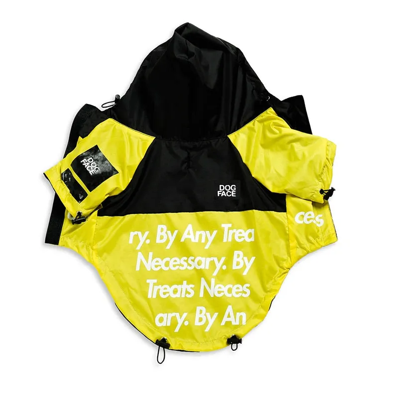 Pet Clothes Fashion Reflective Dog Raincoat Windproof Waterproof Dog Jacket Windbreaker