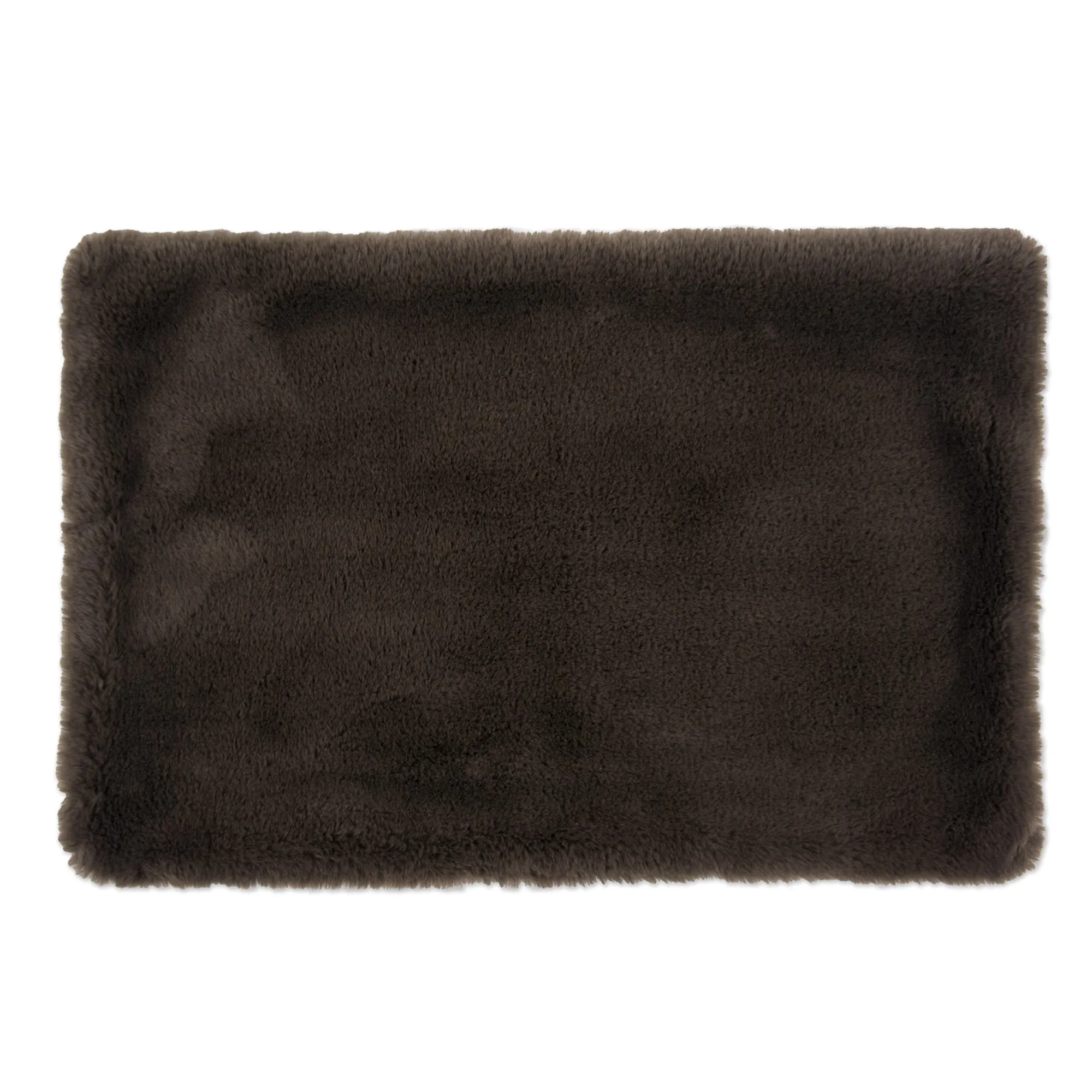 Pet Crate Liner, Faux Fur, Brown, XX-Large - 27x42"