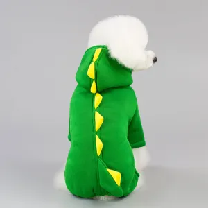 Pet / Dog/ Cat Green Coat with Dragon Scales