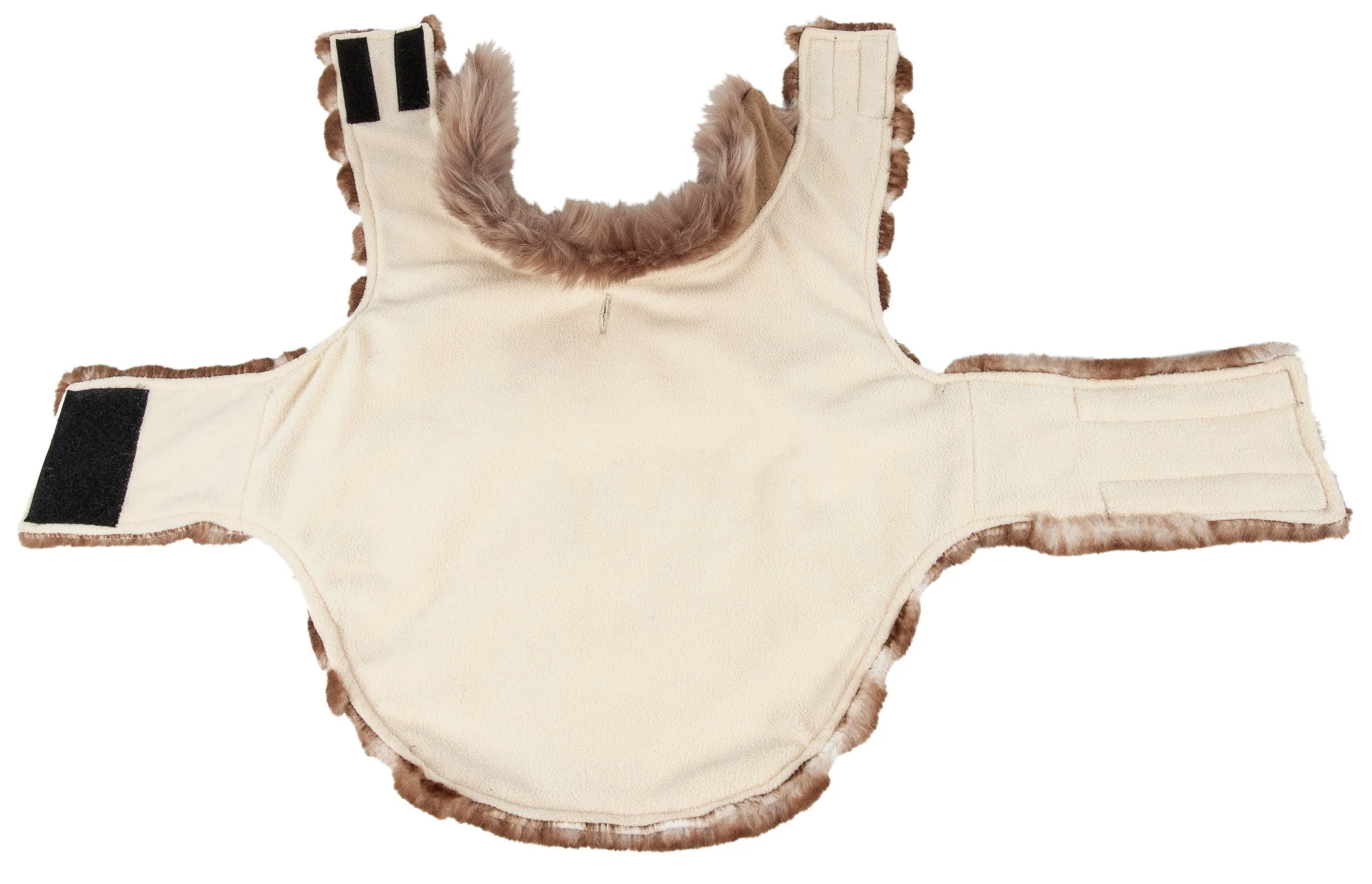 Pet Life ® Luxe 'Tira-Poochoo' Tiramisu Patterned Mink Fur Designer Dog Jacket