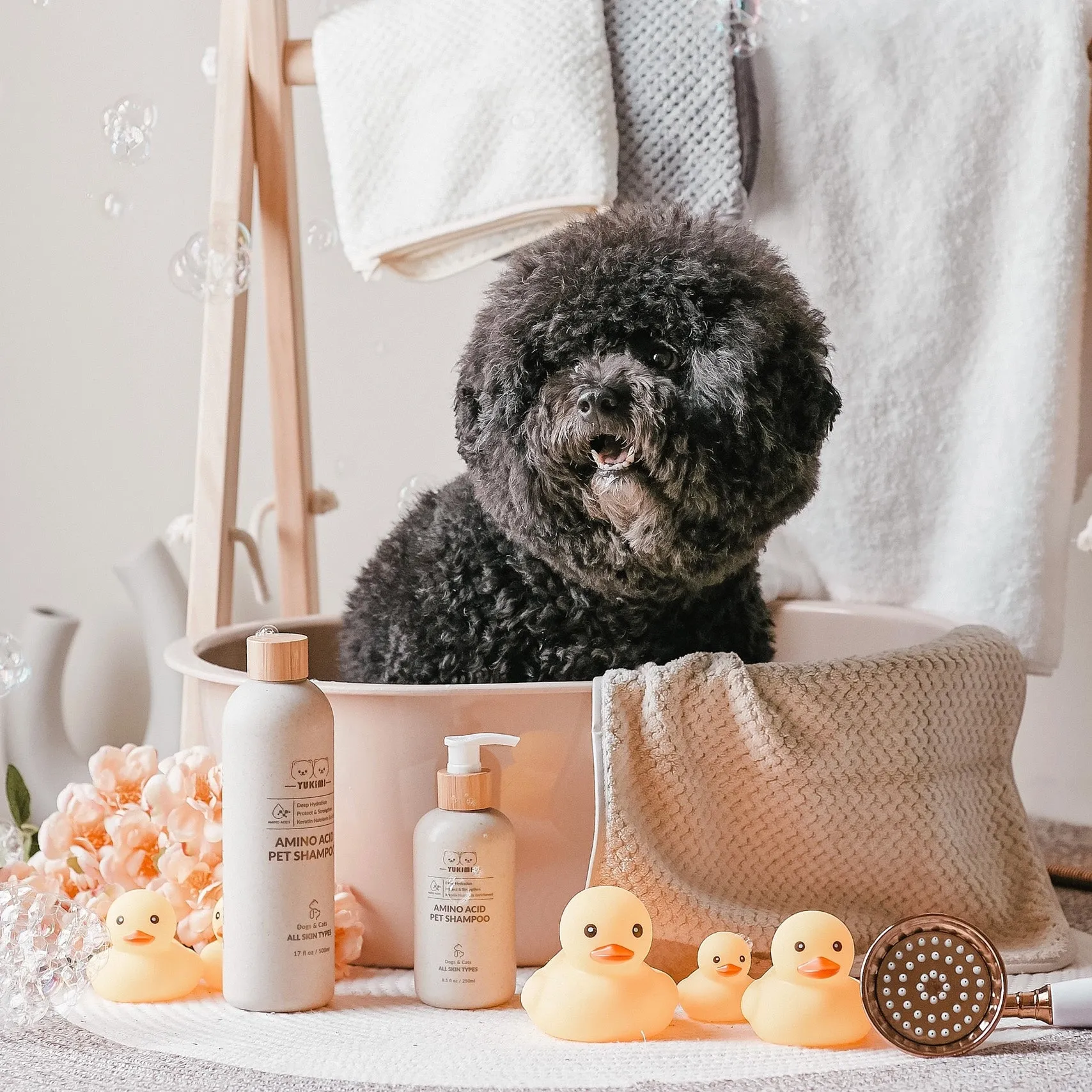 Pet Shampoo Amino Acid, Organic and Vegan, Refill Pouch - 500ml