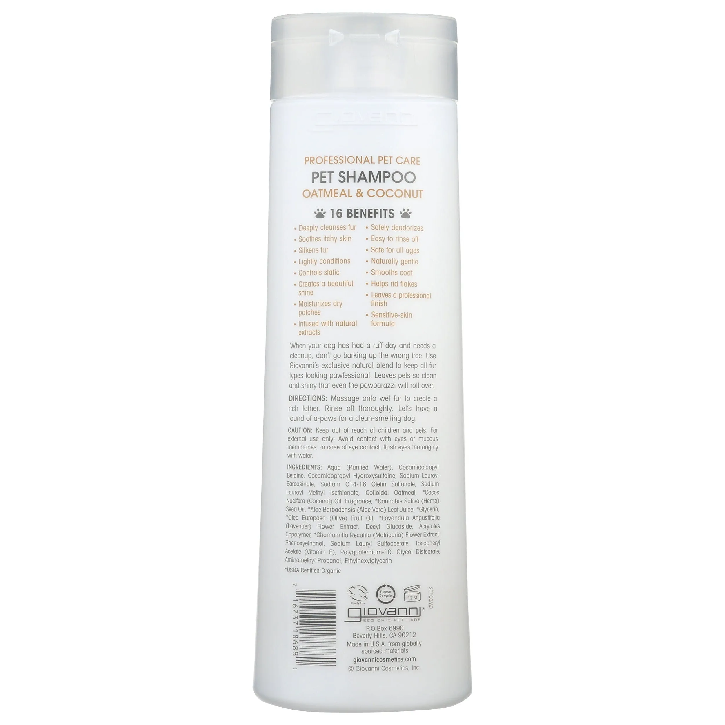 Pet Shampoo (Oatmeal & Coconut)