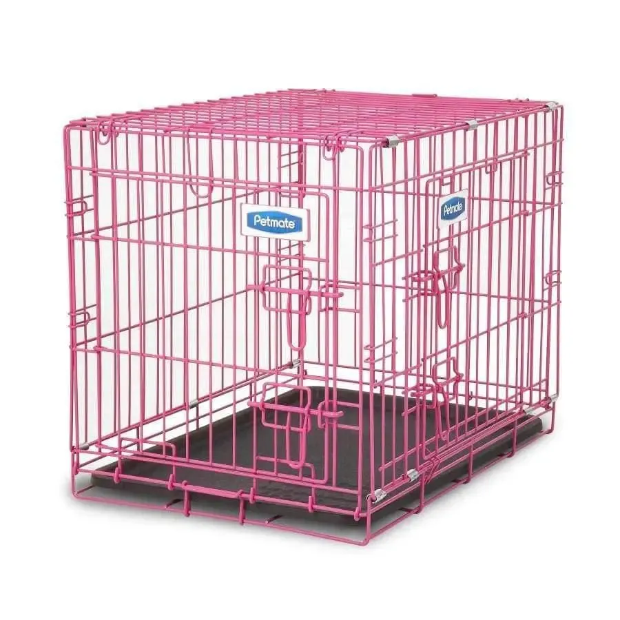 Petmate Puppy 2-Door Training Retreat Dog Kennel Hard-Sided 24 in